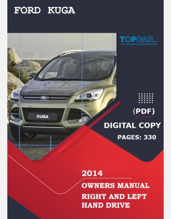 ford kuga 2014 owners manual